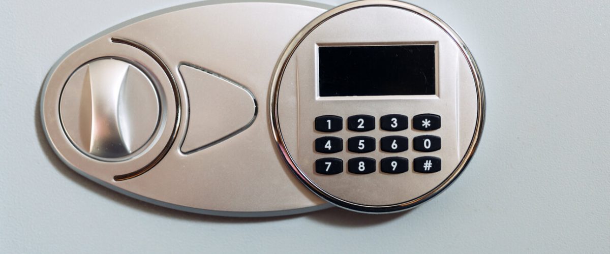 Safe representing security and despoits